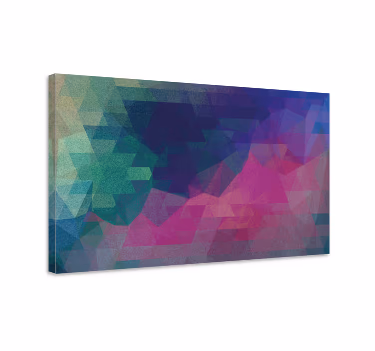 Tableau formes géométriques abstraction géométrique - TenStickers