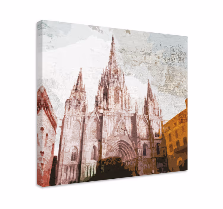Tableau villes et pays architecture de cathédrales stunning - TenStickers