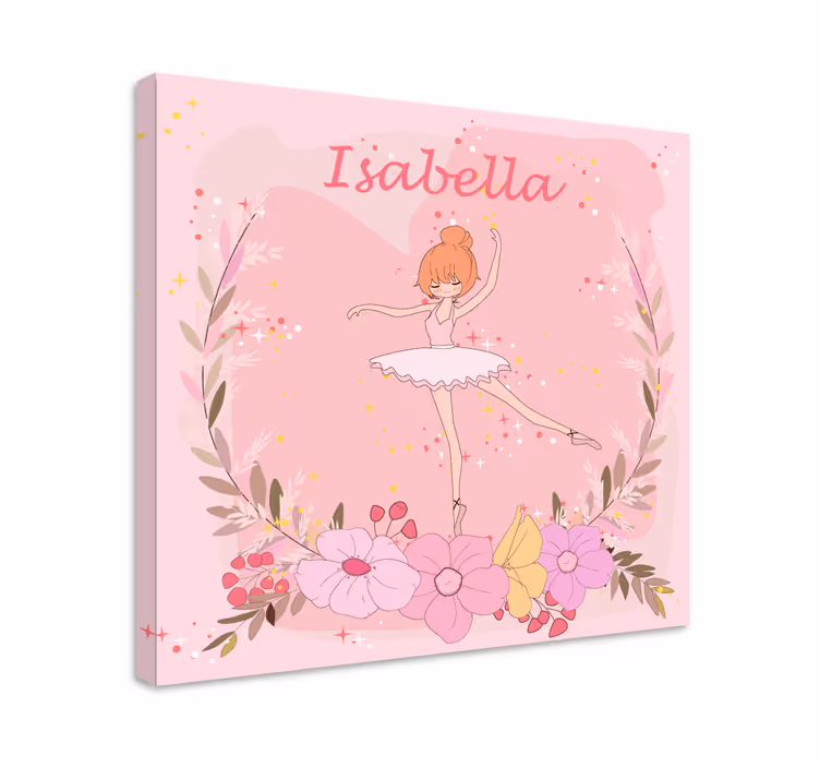 Tableau danseuse étoiles avec nom - TenStickers