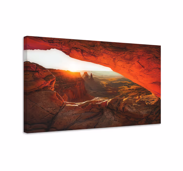 Tableau paysages vue Éblouissante au couchant - TenStickers