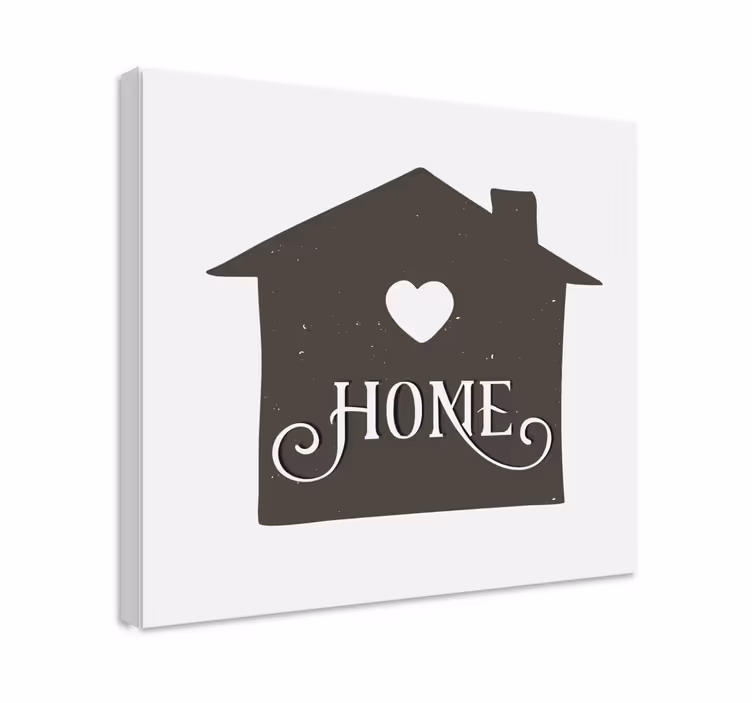 Tableau citation expression chaleureuse de foyer - TenStickers