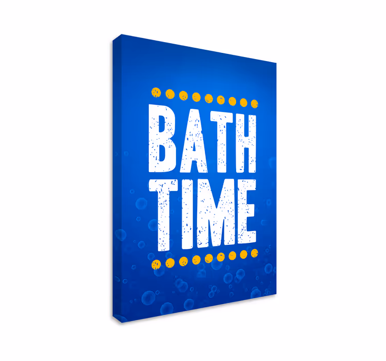 Tableau citation amusement au bain - TenStickers