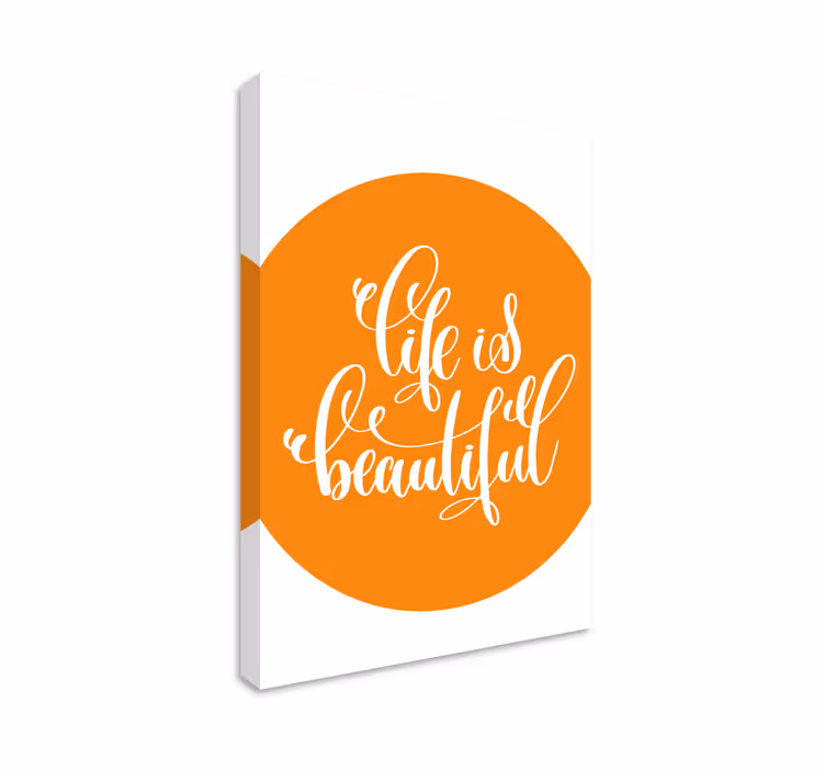 Tableau citation affirmation inspirante sur la vie - TenStickers