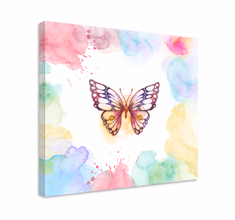Tableau papillons volants artistiques - TenStickers