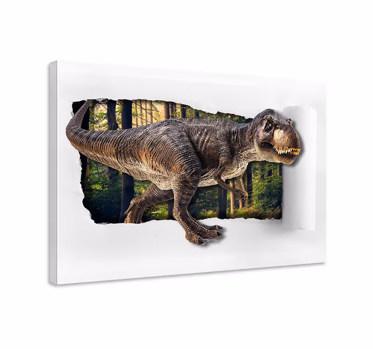Tableau dinosaure Dinosaure 3d - TenStickers