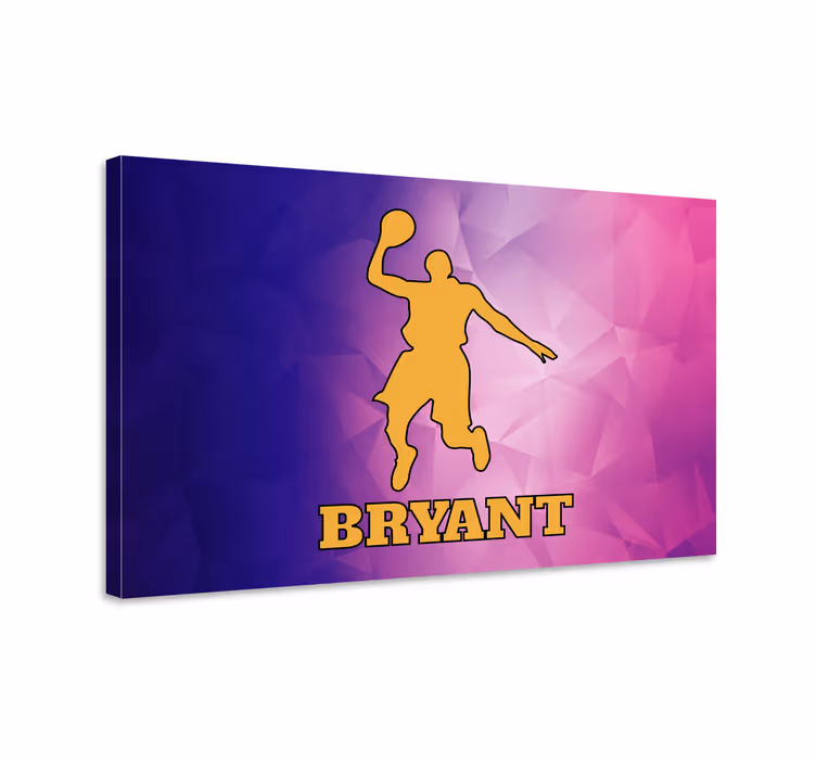 Tableau sports athlète de basket énergique - TenStickers