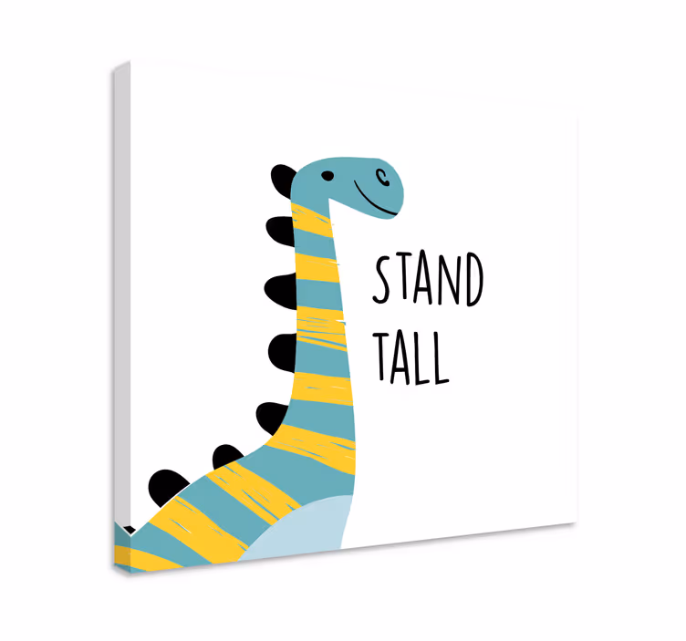 Tableau dinosaures dinosaure heureux - TenStickers