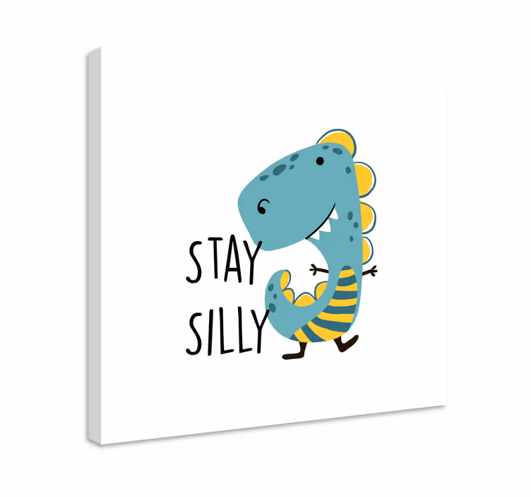 Tableau dinosaures restez amusants dinosaures - TenStickers