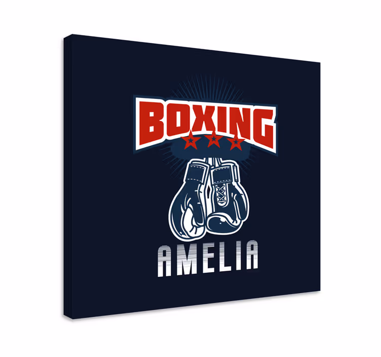 Tableau sports gant de boxe Écusson - TenStickers