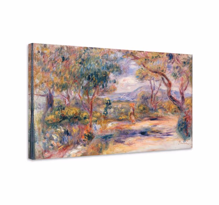 Tableau paysages chemin ensoleillé dans le jardin - TenStickers
