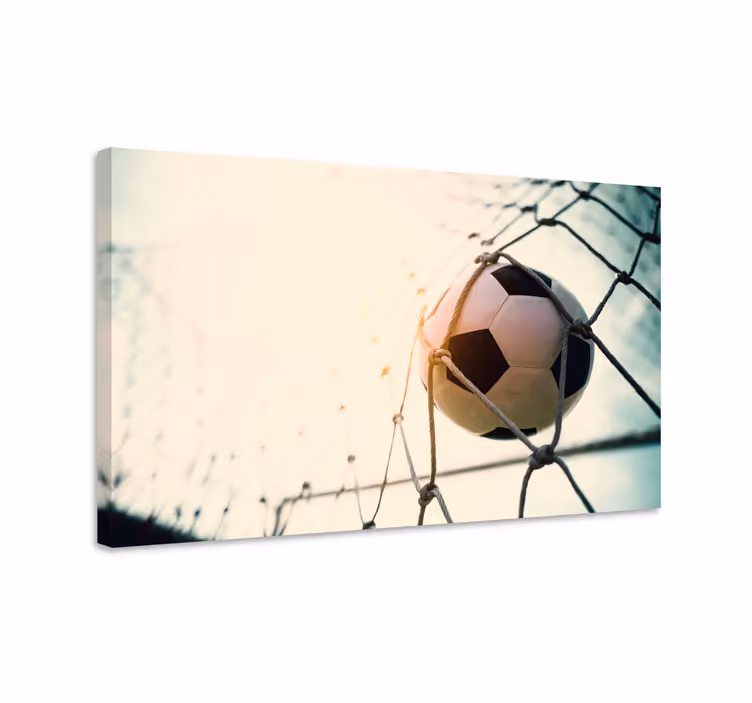 Tableau sports but de ballon de foot - TenStickers