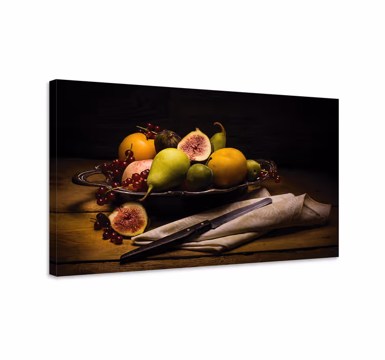 Tableau fruits composition de bol de fruits - TenStickers