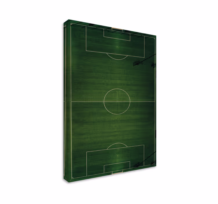 Tableau sports vue d'ensemble du terrain de foot - TenStickers