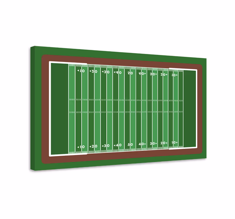 Tableau sports terrain de football - TenStickers