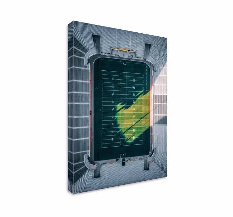 Tableau sports vue aérienne du stade - TenStickers