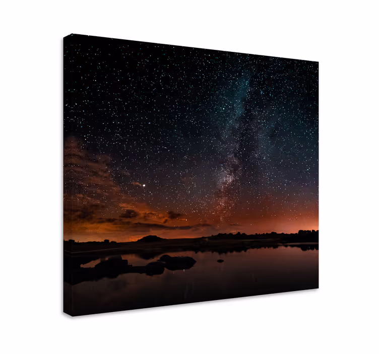 Tableau paysages nuit étoilée - TenStickers