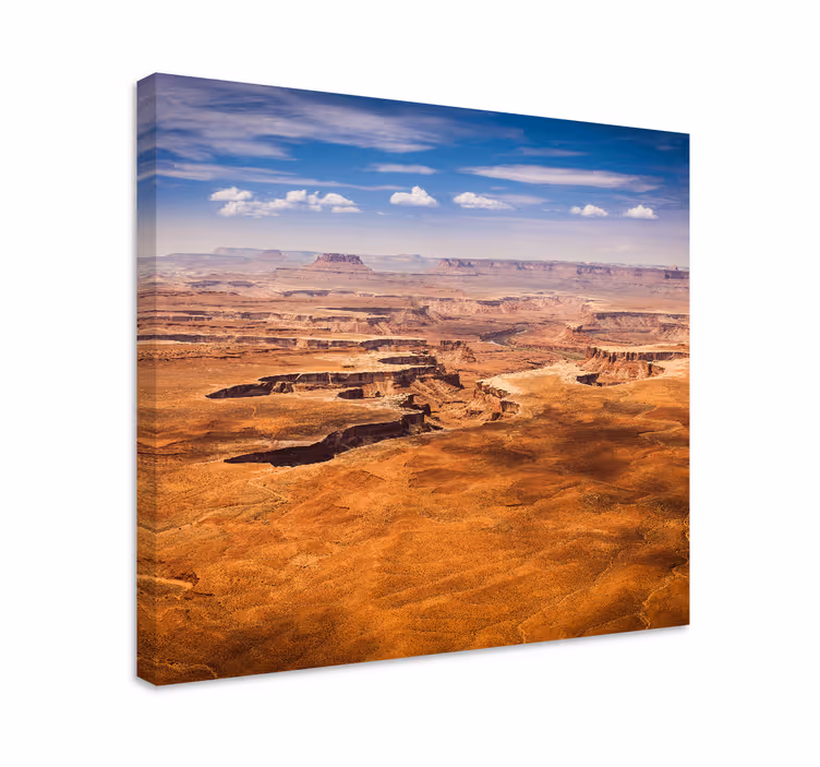 Tableau paysages vue sur le canyon du désert - TenStickers