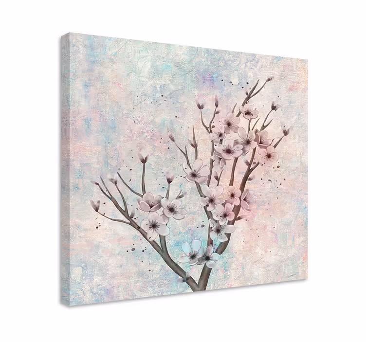 Tableau fleurs et plantes rameau de cerisier - TenStickers