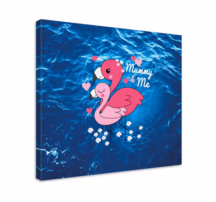 Tableau animaux perroquets amoureux - TenStickers