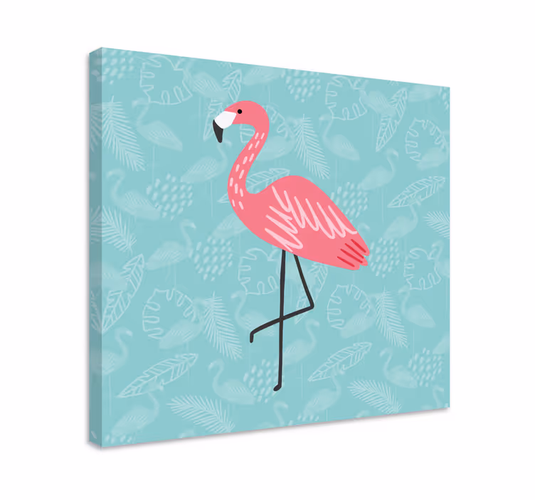Tableau animaux flamant rose en Élégance - TenStickers