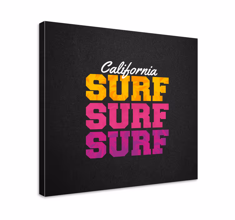 Tableau sports style surf de californie - TenStickers