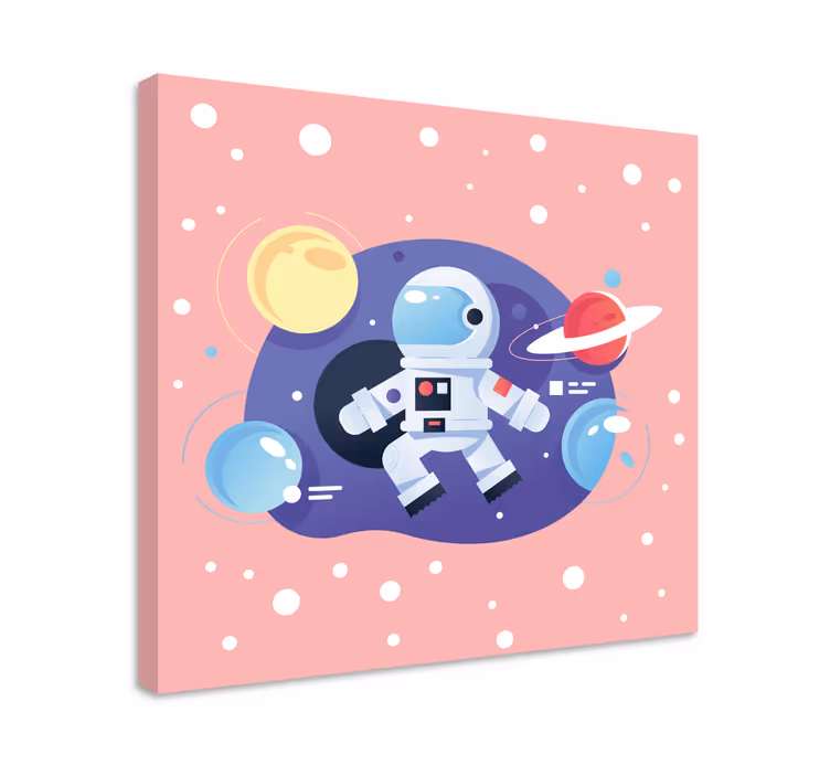 Cadre jeux vidéo explorateur d'aventure spatiale - TenStickers