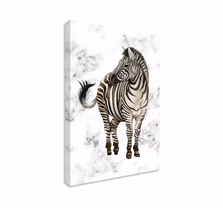 Tableau animaux Élégance zèbre - TenStickers