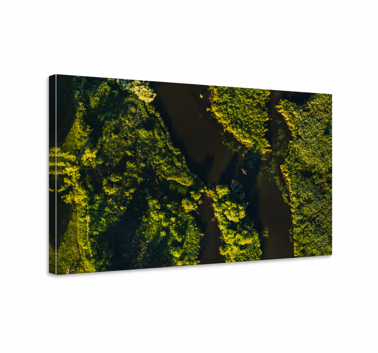 Tableau paysages rivière paisible - TenStickers