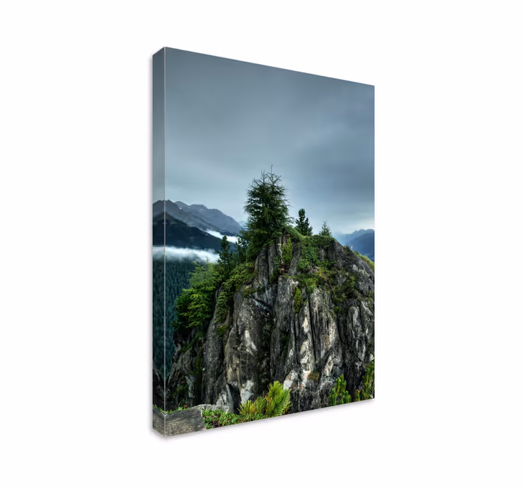 Tableau paysages sommet de montagne - TenStickers