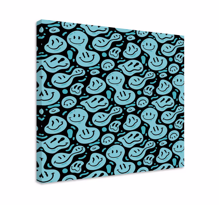 Tableau texte motifs de sourire heureux - TenStickers