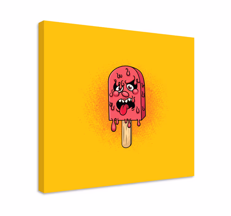 Tableau texte friandise fondante qui goutte - TenStickers