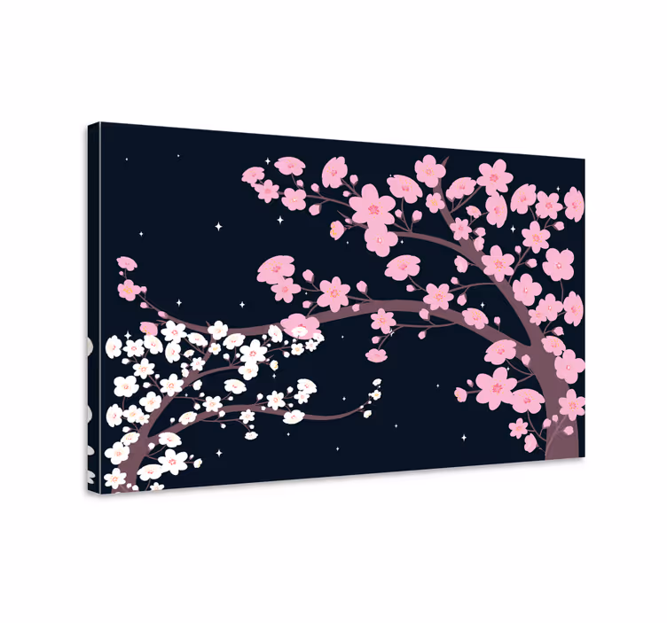 Tableau fleurs et plantes branches de cerisier - TenStickers