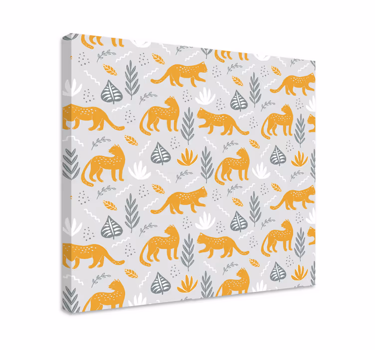 Tableau chiens motif animalier ludique - TenStickers