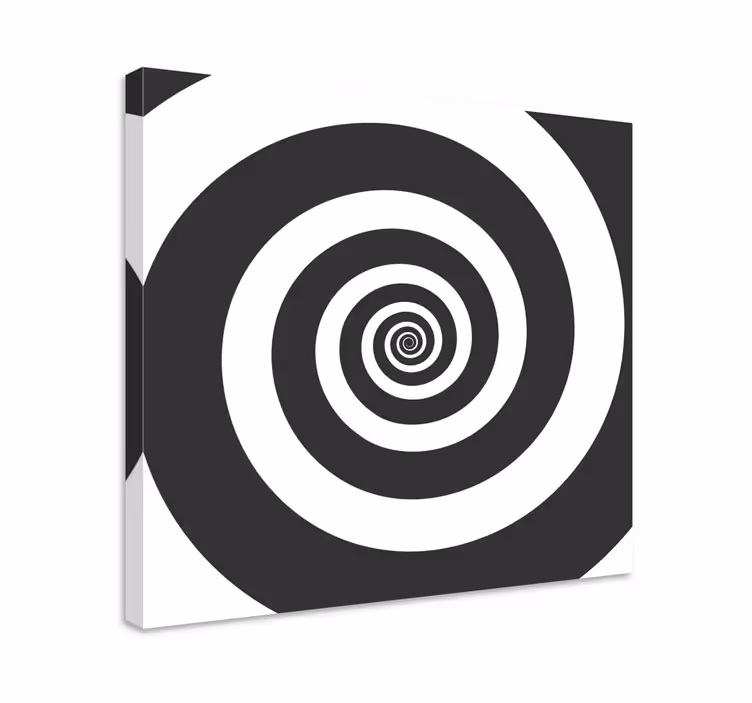 Tableau géométrique motif spiralé - TenStickers