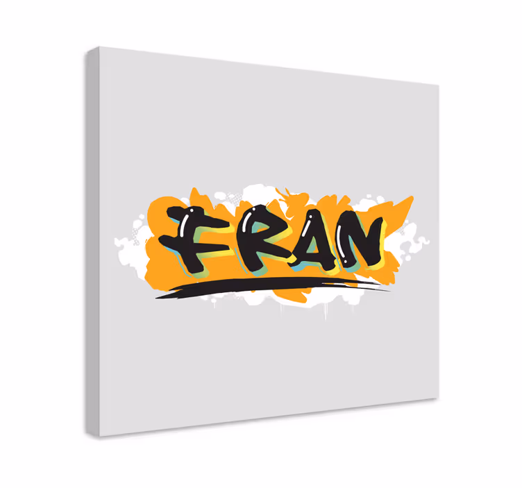Tableau abc style de lettres gras - TenStickers