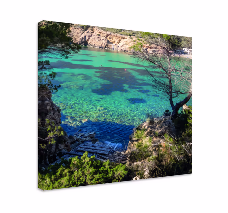 Tableau paysages océan paisible - TenStickers
