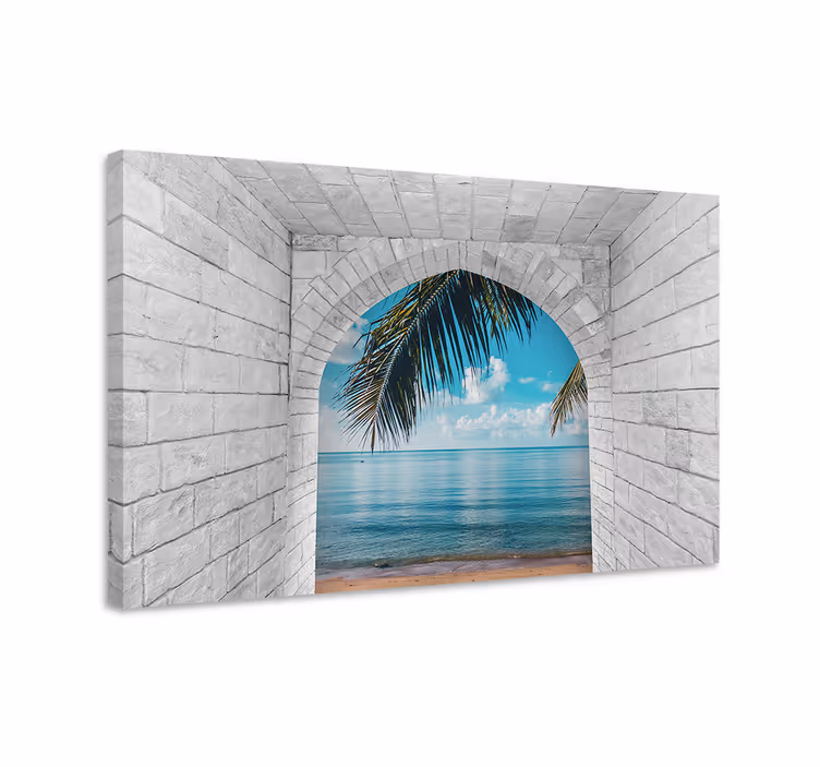Tableau paysages vue sur l'océan arches - TenStickers