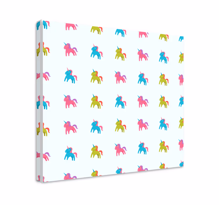Tableau licorne motif licorne coloré - TenStickers