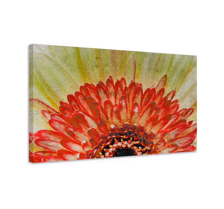 Tableau fleurs et plantes détail fleuri vibrant - TenStickers