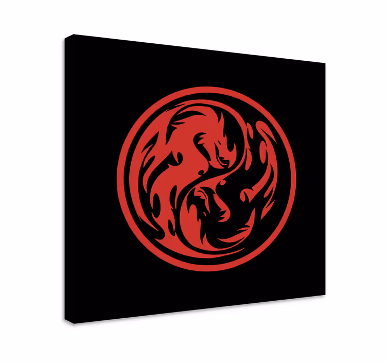 Tableau dinosaures design de dragon dynamique - TenStickers