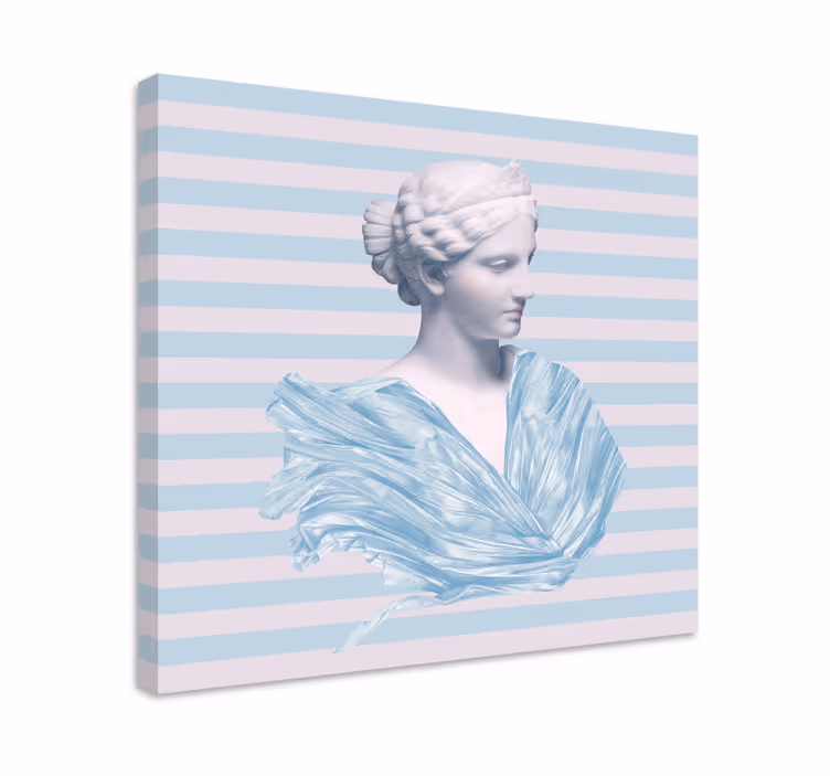 Tableau art buste de figure classique - TenStickers