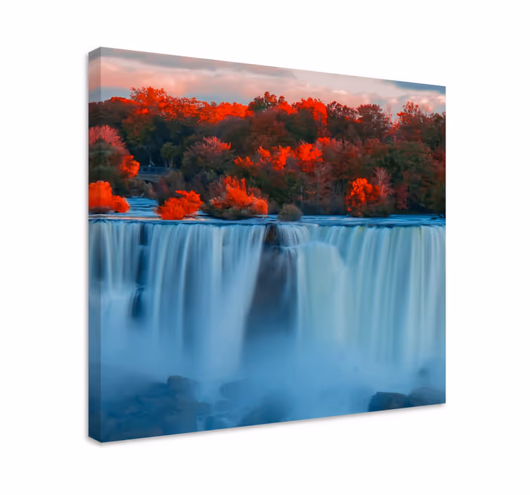 Tableau paysages grande cascade en perspective - TenStickers