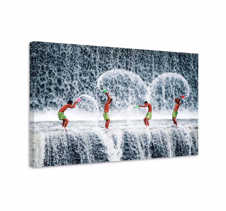 Tableau sports jeux de projections aquatiques - TenStickers