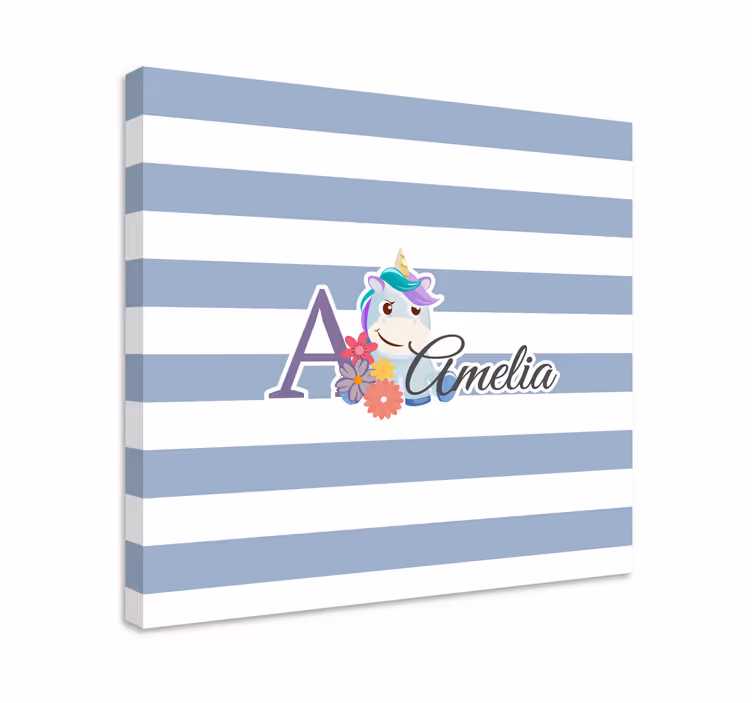 Tableau licorne design personnalisé - TenStickers
