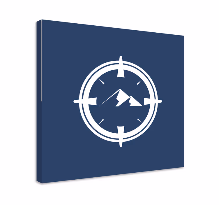 Tableau fruits boussole de montagne - TenStickers