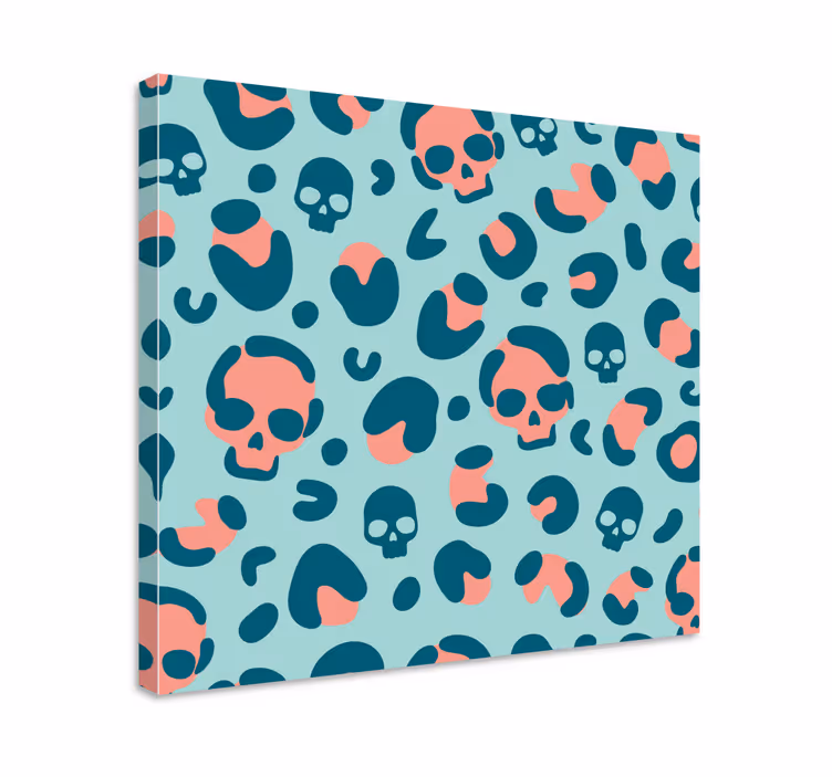 Tableau texte motif crâne - TenStickers