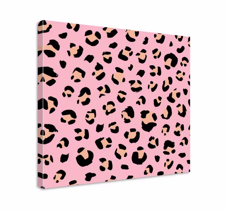 Tableau animaux motif taches de léopard - TenStickers