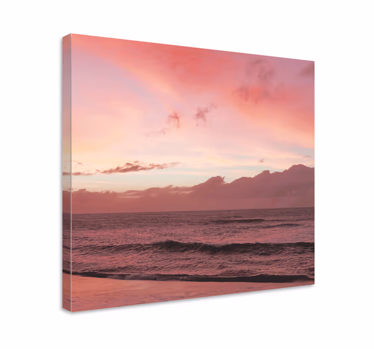 Tableau paysages coucher de soleil apaisant sur l'océan - TenStickers