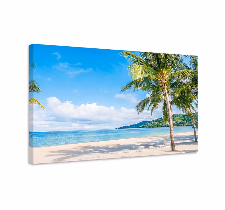 Tableau paysages vue sur la côte tropicale - TenStickers
