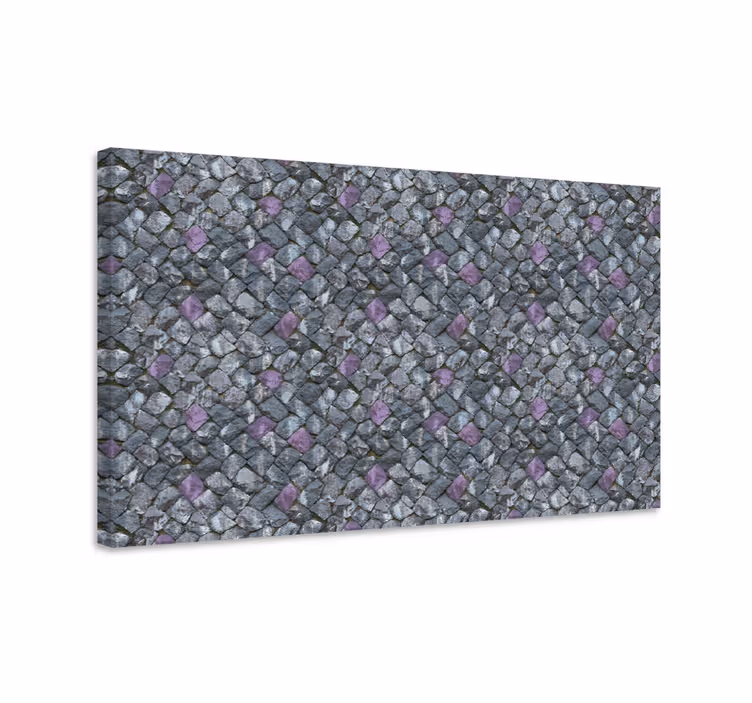 Tableau ornemental motif de pierre géométrique - TenStickers